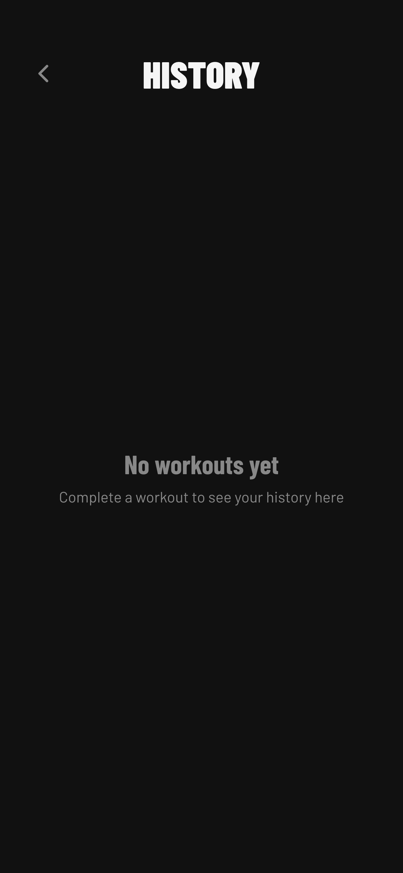 History tab — multiple sessions grouped by date
